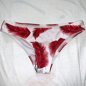 Palm Tree Print Bikini Bottom